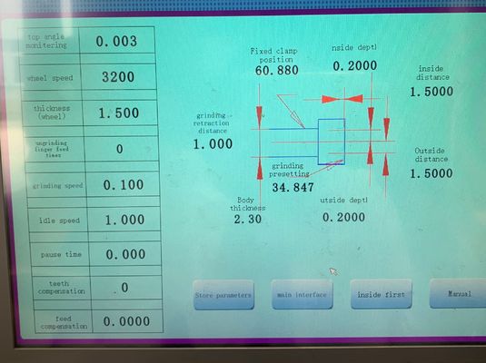 Máquina de afilado de sierra circular de alta precisión totalmente automática