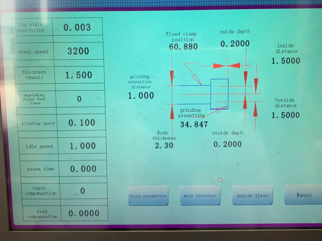 TORSEL Aguilador profesional de hojas de sierra / máquina de rectificación de hojas de sierra CNC 6